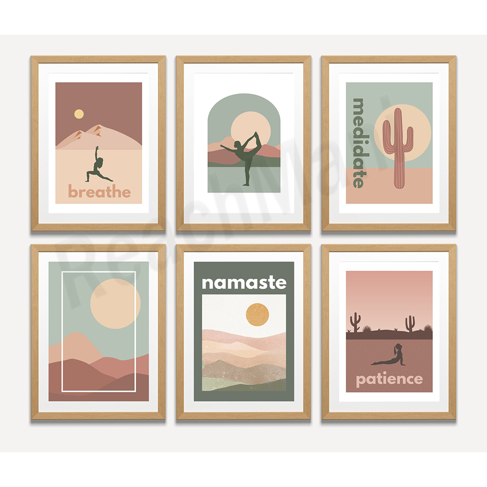 Affiche de pleine conscience « - Health Wellness Poster avis et prix