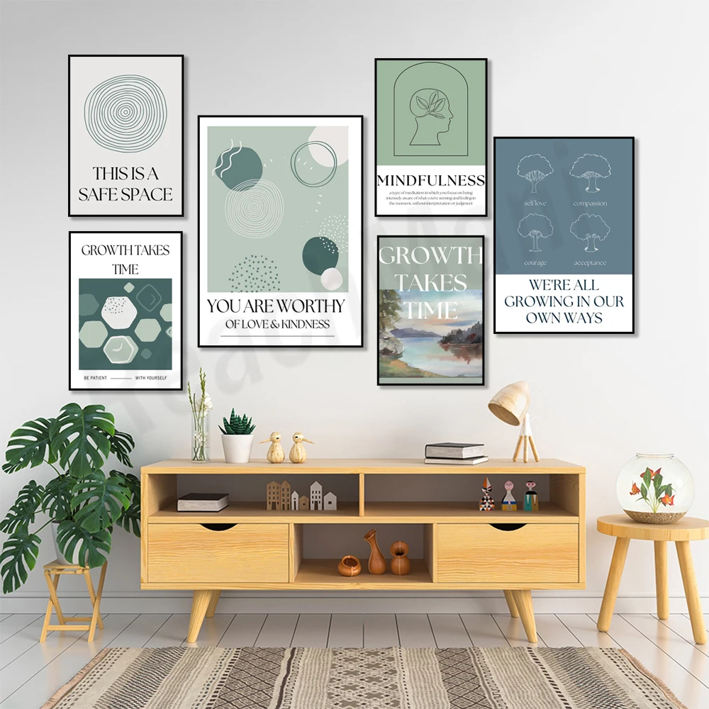 Impression de pleine conscienc - Health Wellness Poster avis et prix