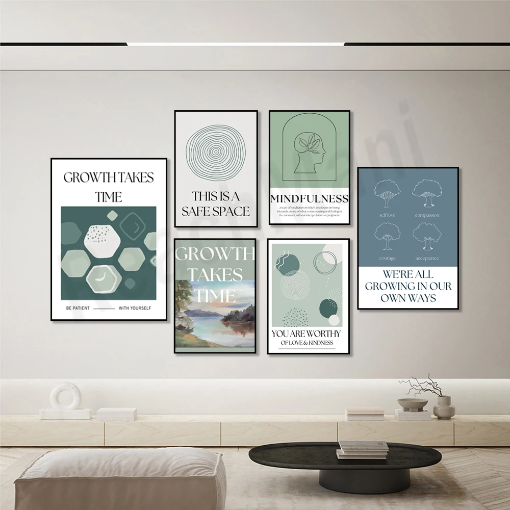 Impression de pleine conscienc - Health Wellness Poster avis et prix